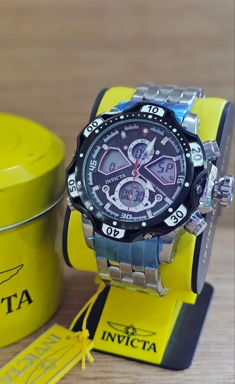 Invicta Dual Time Negro