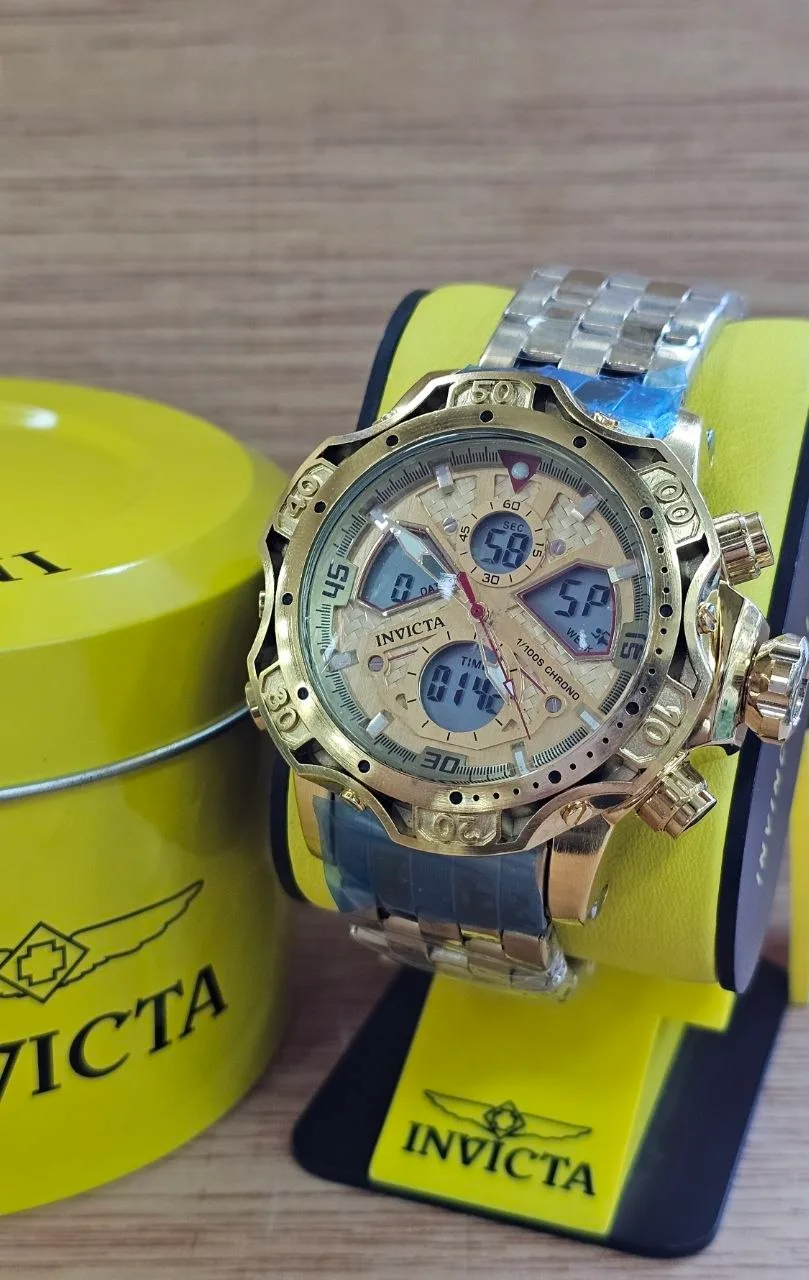 Invicta Dual Time Negro